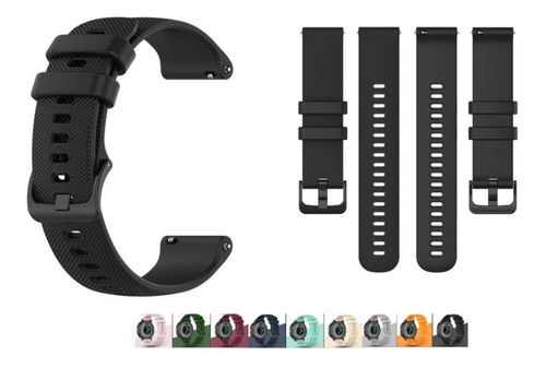 Kit Pulseira Pelicula 3d Capa Plug Para Garmin Vivoactive 4