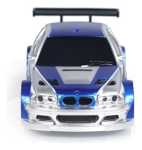 Auto Rc Drift 4wd Escala 1:43 Con Cono De Tráfico