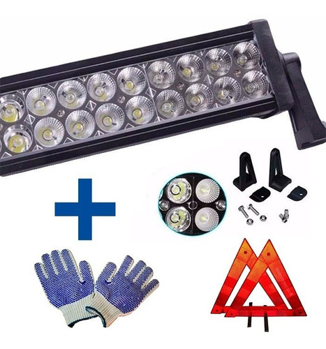 Barra Faro Cree Led Alta Potencia 1,40 300w + Kit