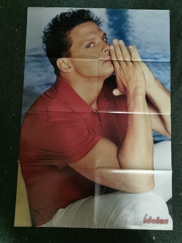 Póster Gigante Luis Miguel Revista Ídolos 80 Por 55 Cm