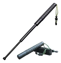 Comprar 64cm Baston Retractil Seguridad Táctico Defensa Acero Cromo