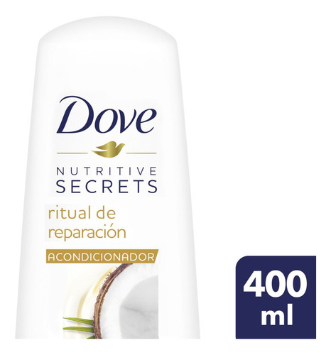 Acondicionador Dove Ritual Reparación Coco Y Cúrcuma Botella 400 Ml