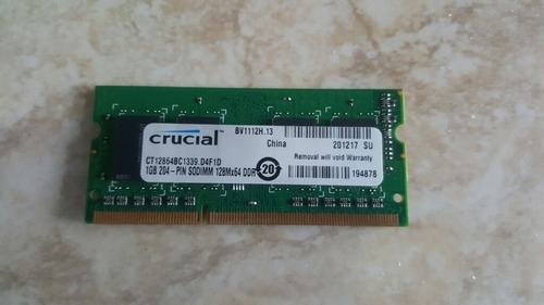 Memoria Para Laptop Ddr3 1gb