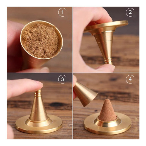3 Unids/set Molde De Cono De Incienso, Molde De Cono De Inci