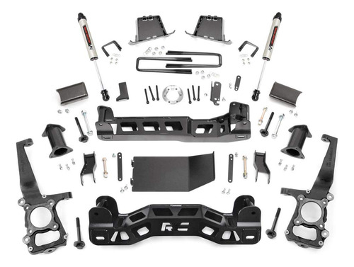 Rough Country Kit Elevacion 6  Amortiguador V2 Para Ford 4wd