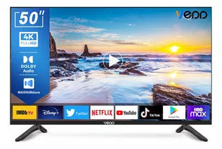 Vedd® Pantalla Smart Tv 50'' 4k Uhd Hdr Television Dolby