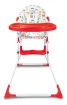 Comprar Silla De Comer Bebe Bandeja Retraible Plegable Mela Color Rojo