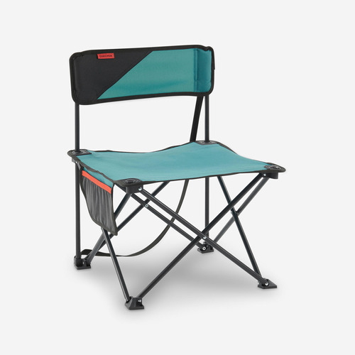 Silla Baja Plegable De Camping Mh100 Azul Quechua