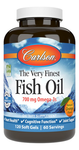 Carlson - The Very Finest Fish Oil, 700 Mg De Omega-3, Suple