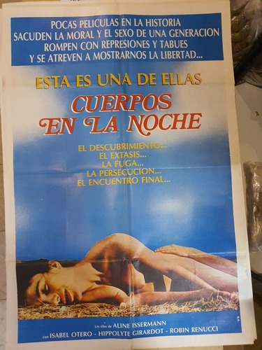Afiche De Cine Original-2106-cuerpos En La Noche-