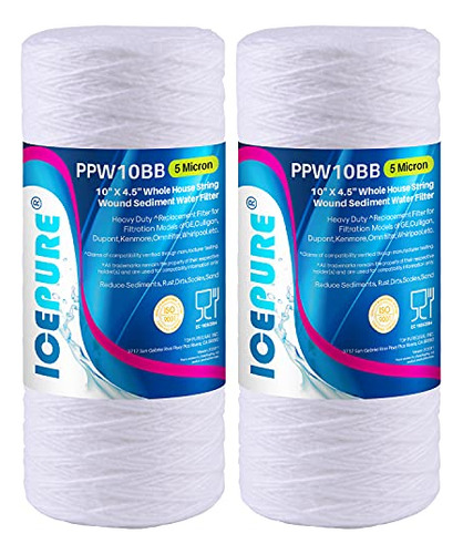 ¿icepure 5 Micrones 10? Filtro De Repuesto De Filtro De Agua