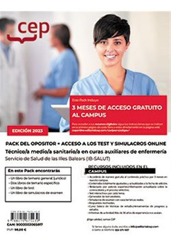 Pack Opositor Tecnico;a Medio;a Sanitario;a Curas Illes Bal