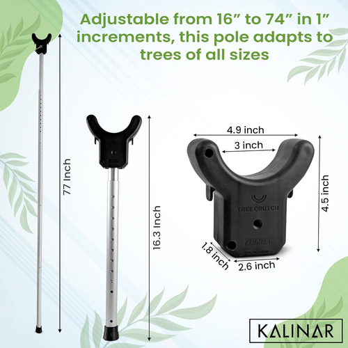 Poste De Soporte De Árbol De Aluminio Ajustable Con Muleta P