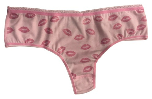 Bombacha Culotteless Kiss Rosa Navidad Mora A629