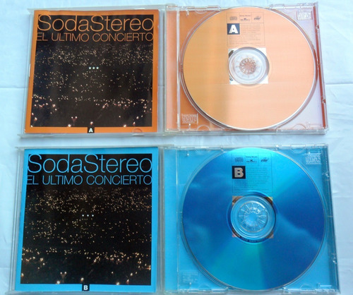 Soda Stereo - El Último Concierto A Y B * 2 Cds 1º Ed. 1997 