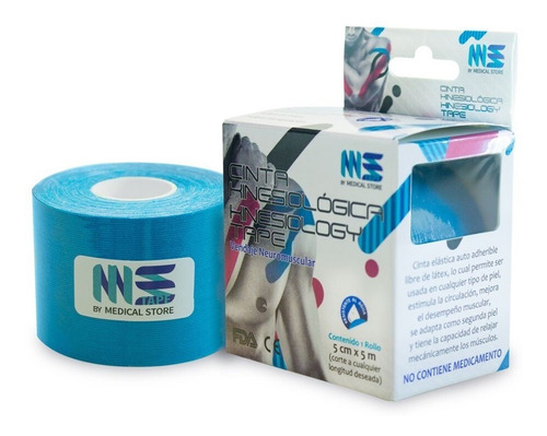 Cinta Kinesiologíca Vendaje Neuromuscular Set De 10 Ms Tape