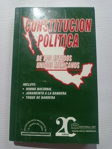 Constitución Política México 2017 Con Himno Y Juramento