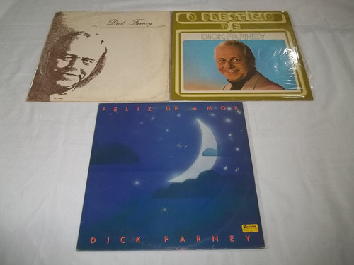 Lp Vinil - Dick Farney - 3 Discos