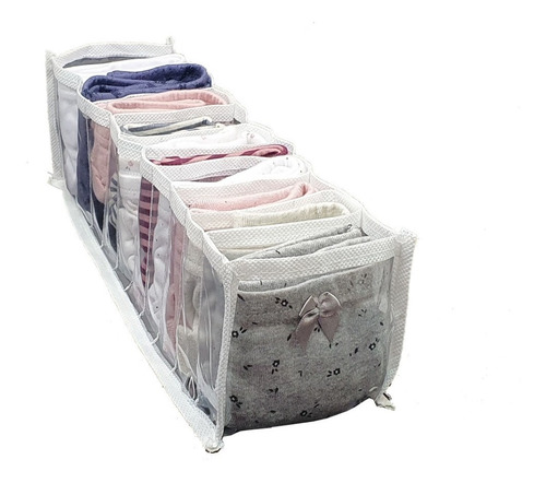 Organizador De Calcinhas P/ Gavetas Transp - Kit 4 Unidades
