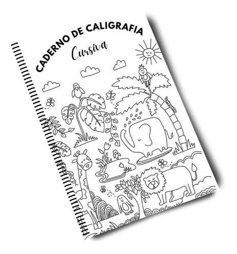 Caderno Infantil De Caligrafia Cursiva 