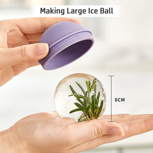 Máquina Para Hacer Bolas De Hielo De Silicona Para Cócteles