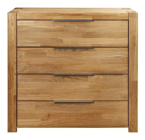 Imagen 2 de 6 de Cómoda En Madera Natural 100% Maciza Roble Ref: Maciza53