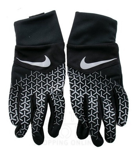 Imagen 1 de 5 de Guante Nike Hombre Running Printed Tempo 360negro / Giveaway
