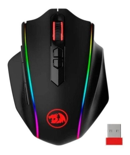 Mouse Gamer Inalámbrico Recargable Redragon  Vampire M686 