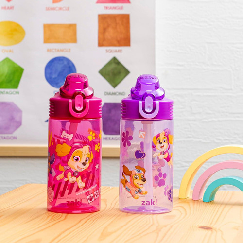Botella De Agua Zak Designs Paw Patrol 2 Piezas 480ml