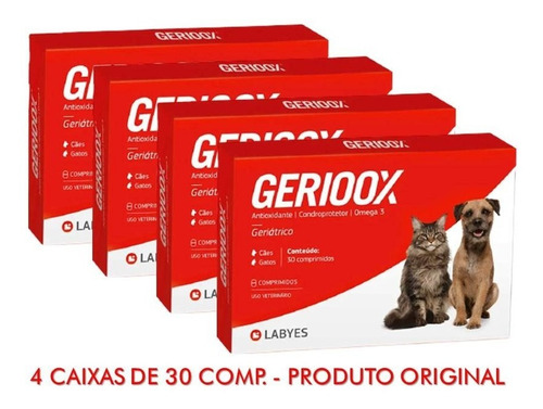 Gerioox Labyes Condroprotetor Anti Idade - 120 Comprimidos