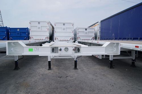 Chasis Portacontenedor 40 Y 20 Pies Ajustable Cuello O Recto