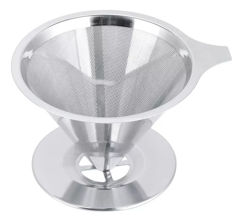 Colador Metodo V60 Café 2 Tazas Acero Inoxidable Filtrado