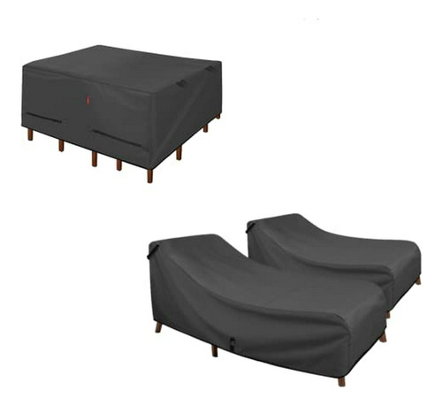 Cubierta Muebles De Patio  - Negro