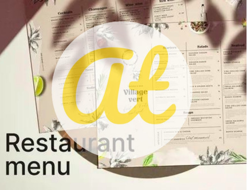 Diseño De Carta Menu Bar Restaurant Personalizado 