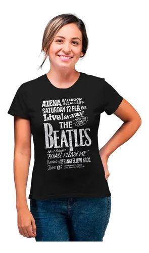 Camisa dos beatles feminina sales