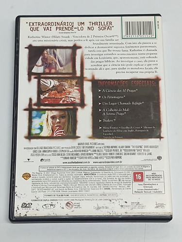 Dvd A Colheita Do Mal Hilary Swank Dublado Legendado (Usado)