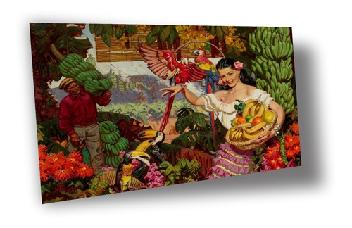 Cuadro Canvas Hd Arte México Tierra De La Abundancia 60x100