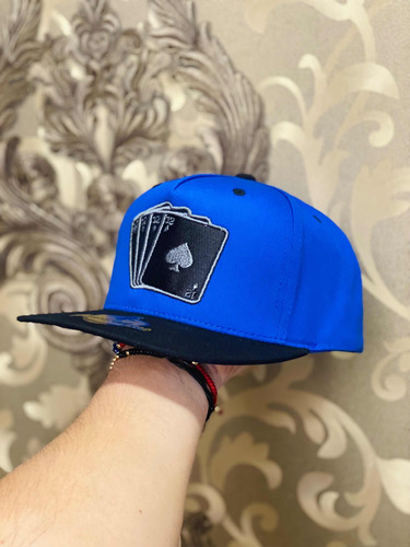 Gorra Poker De Reyes Blue/black Snapback