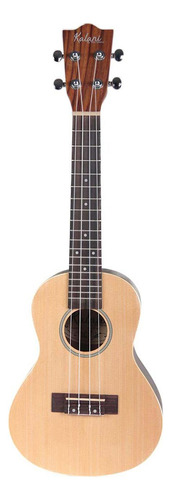 Ukulele Kalani Concierto Uk-23r Nst Color Amarillo