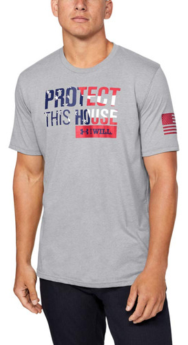 Camiseta Under Armour Freedom Usa Path Para Hombre, Color Ac