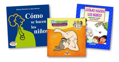 ** Combo 3 Libros Sobre Sexualidad Para Niños ** Yo Pregunto