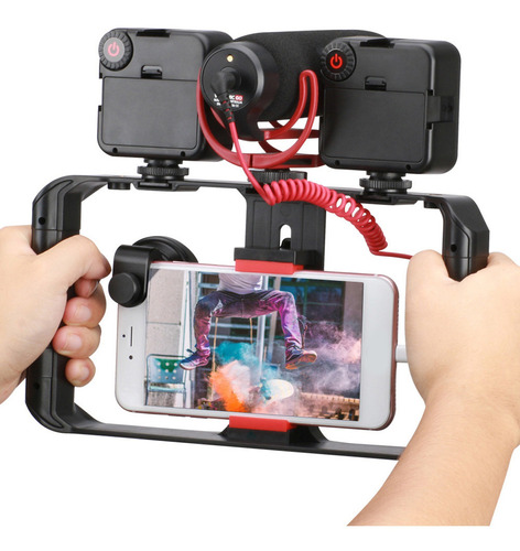 Soporte Estabilizador Para Smartphone Video Rig 3 Hot Shoe M