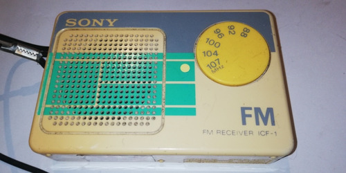 Radio Vintage Sony Icf-1 Fm Receiver 