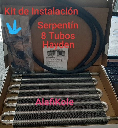 Serpentín (enfriador) Aceit Caja Automática 8 Tubos