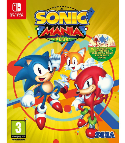 Sonic Mania Plus (switch) Versión De La Ue Región Gratis