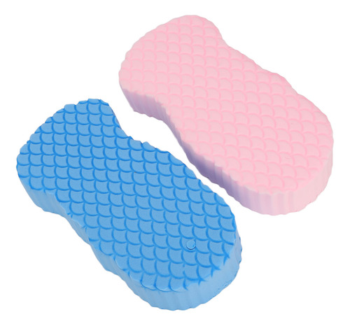 Esponja De Baño 3d, 2 Piezas, Exfoliante, Suave, De Alta Res