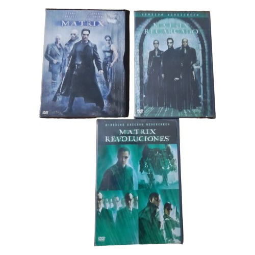 Trilogia Matrix Saga Completa Widesceen Dvd Pelicula