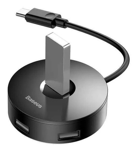 Adaptador Baseus Round - Hub Usb-c Usb 3.0 5gbs - 5 Em 1