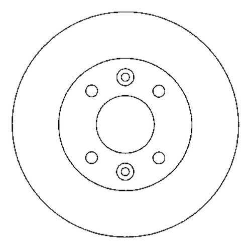 Disco Freno Delantero (238mm) Renault Kangoo 97-03