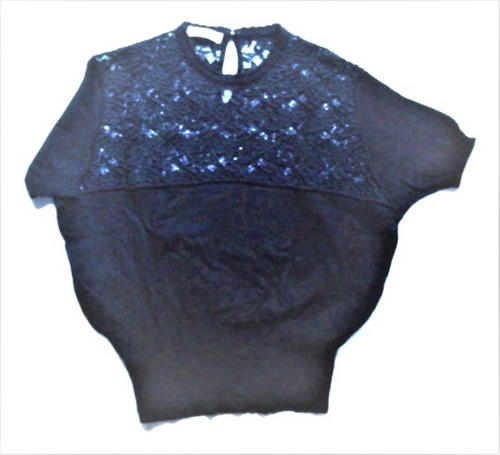 Cacharel Sweater Importado C/encaje T.alle 1 